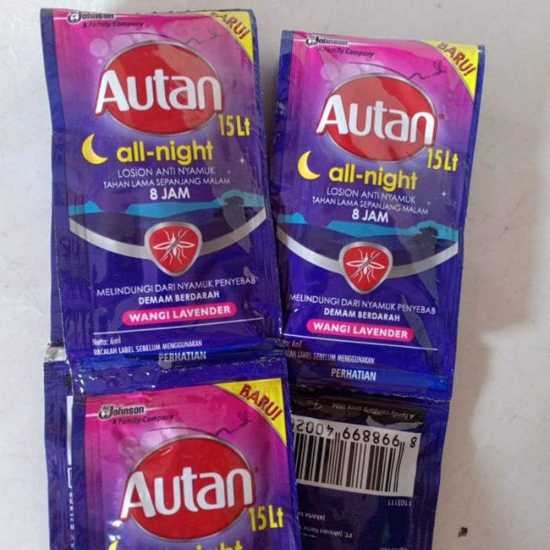 Autan Floral &amp; Protect Losion Anti Nyamuk sachet (bukan rencengan)