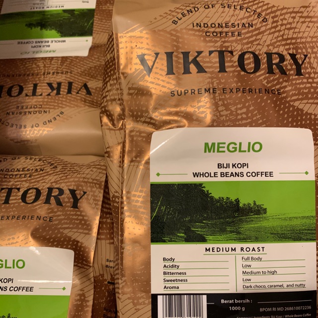 

Biji Kopi UCC Viktory Meglio Coffee Bean 1KG