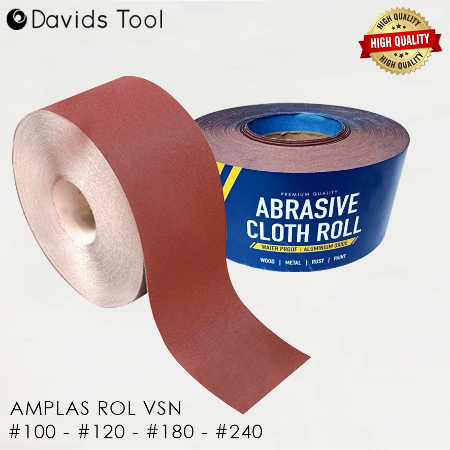 Amplas Roll Meteran Ampelas Kayu Tembok Vpr Vsm