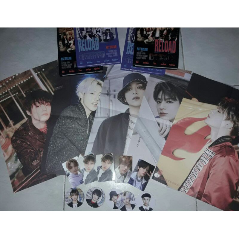 pc photocard jaemin chenle jisung fp jeno haechan nct dream reload ridin rollin ver.