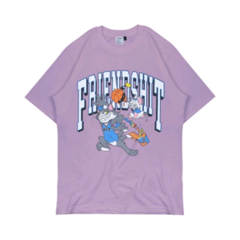 NAUGHTY | Friendshit Tshirt -Lilac