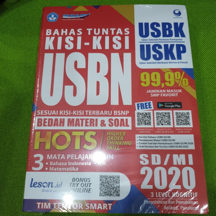 

❤BISA COD❤ Bahas Tuntas Kisi - Kisi USBN SD / MI 2020 By: Tim Tentor Smart