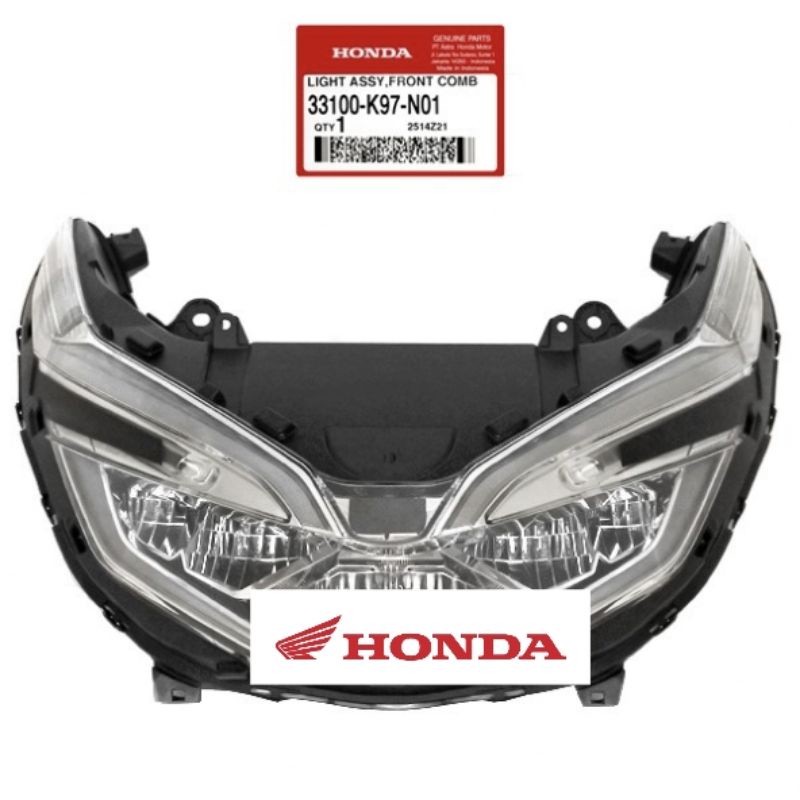 33100-K97-N01 lampu depan reflector PCX 150 led asli honda