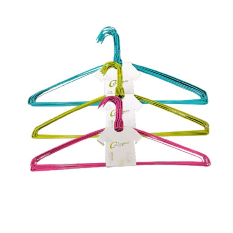 [DEASTORE] GANTUNGAN BAJU DEWASA - HANGER KAWAT WARNA STAINLESS STEEL 10 PCS KUAT TAHAN LAMA