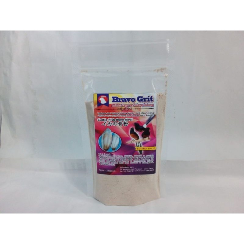

Grit/Asinan Tepung Tulang Sotong BravoGrit