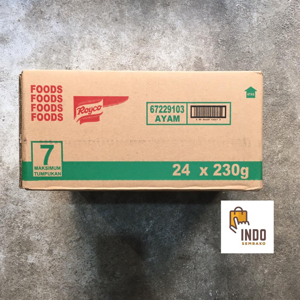 

Royco Ayam Royco Sapi 220g dus isi 24 / Royco 220g dus / Royco 24 x 220g dus