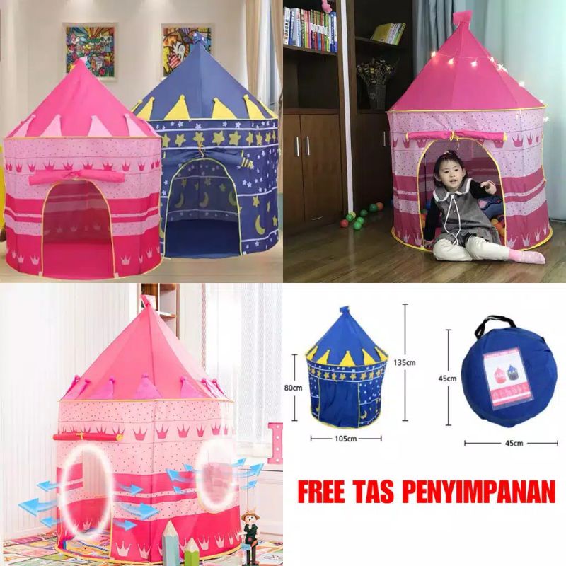 TENDA ANAK MODEL CASTLE/TENDA JUMBO MURAH
