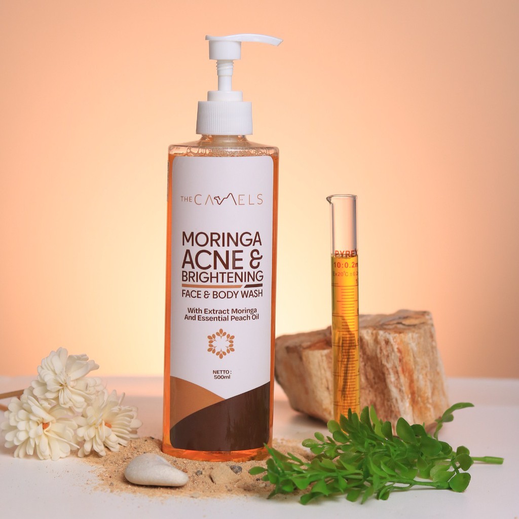 SABUN MANDI THE CAMELS MORINGA ACNE &amp; BRIGHTENING