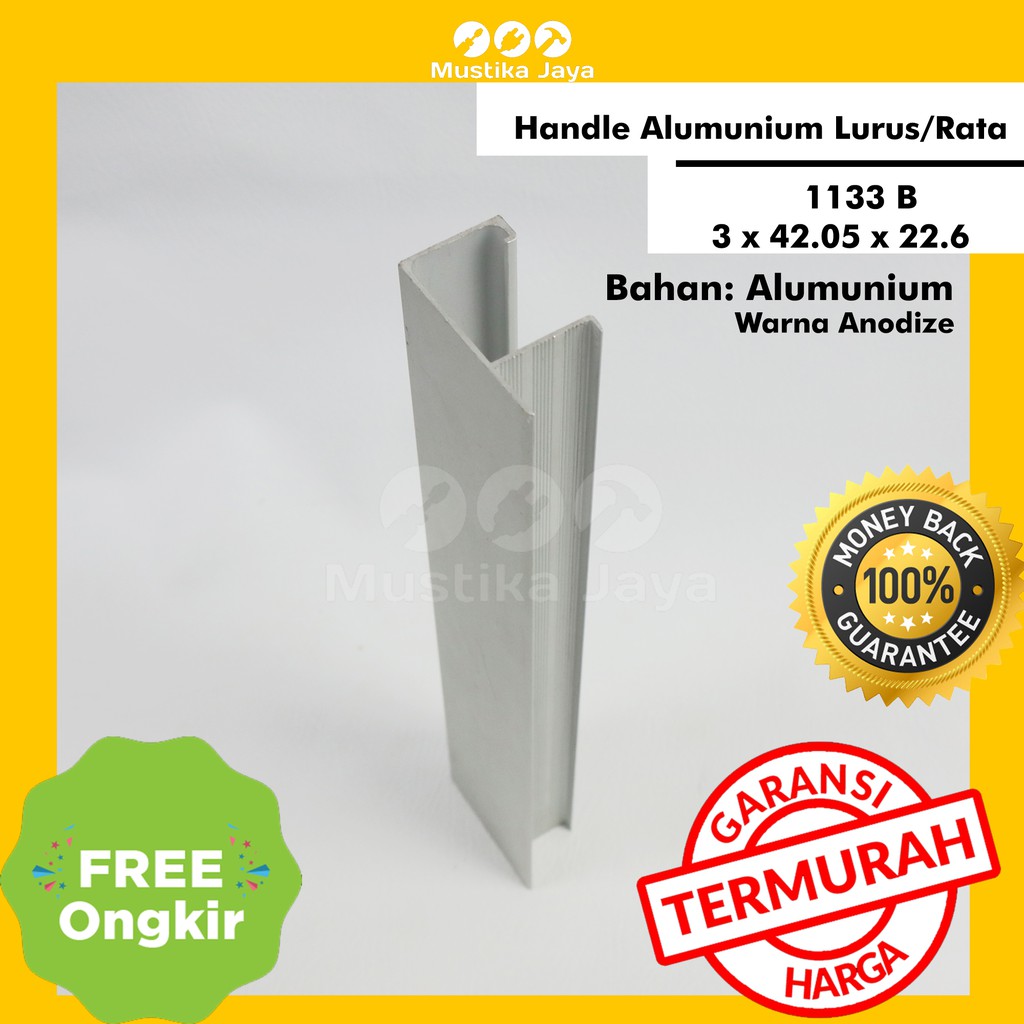 Handle Alumunium Lurus/Rata