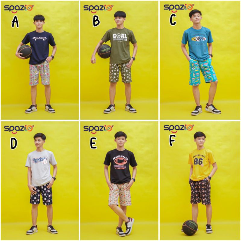Setelan Anak Laki Laki Spazio Sport Suit Set Baju Santai Anak Cowok