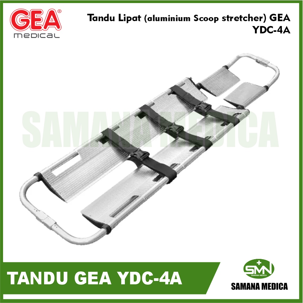 Tandu Lipat Aluminium Scoop Strecher YDC 4A GEA Kuat MURAH Kuat Beban Max 160kg