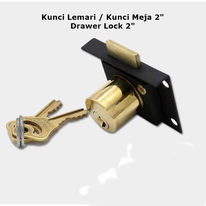 Kunci Laci / Kunci Lemari / Kunci Meja 2 Inch - Drawer Lock