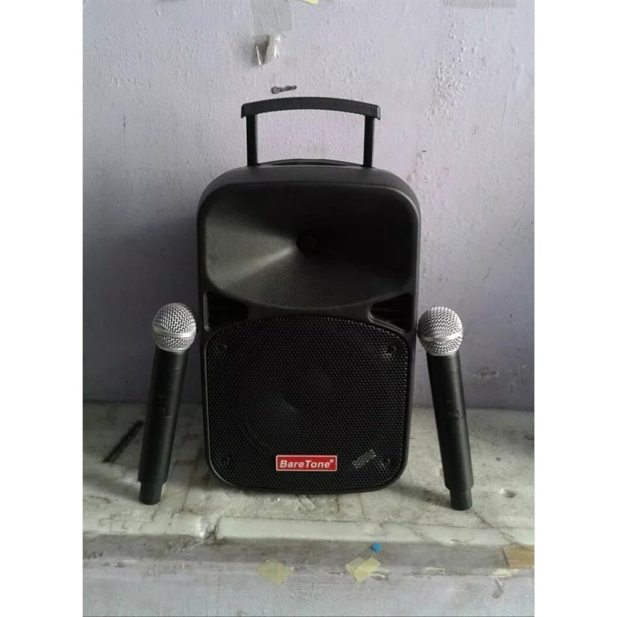 Speaker aktif portable baretonne 8 inch bluetooth max8eb aktiv meeting