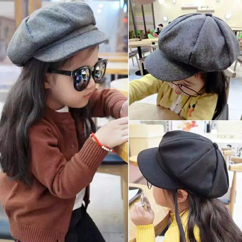 Topi apolo anak bayi 1-2 tahun/topi anak korea/topi anak lucu-1
