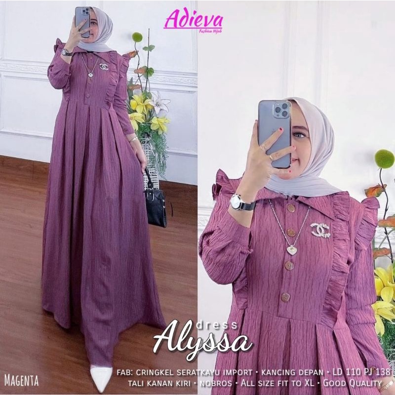 ALYSSA DRESS || GAMIS ADIEVA