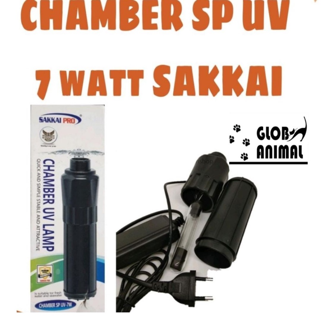 SAKKAI PRO CHAMBER SP UV 7W LAMPU UV AQUARIUM 7WATT LAMPU STERILISASI