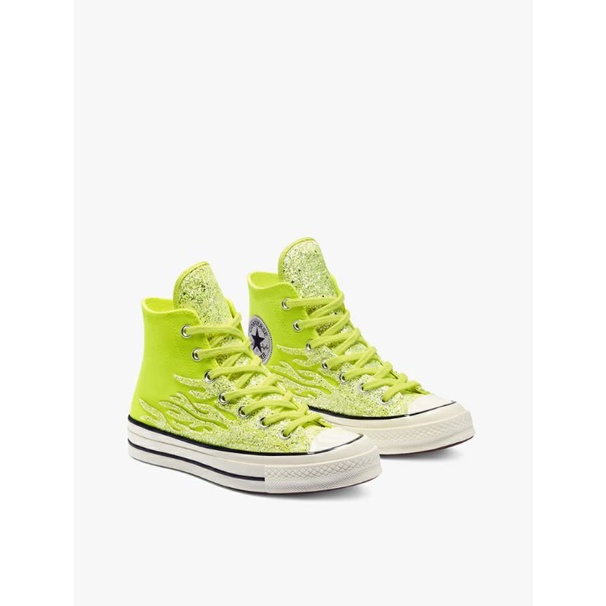 Converse Chuck 70 Archive Glitter High Top Hi Women's Lemon Venom/Egret (569388C)