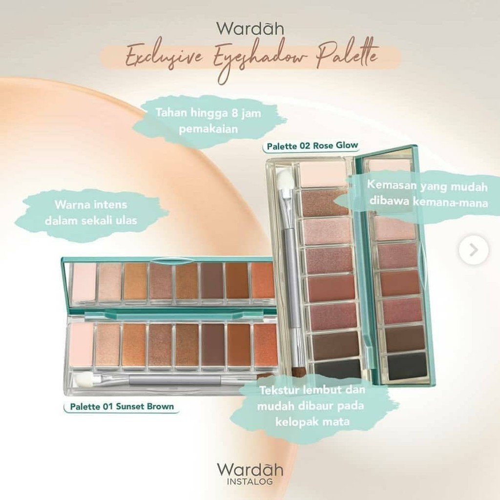 Wardah Exclusive Eyeshadow Palette 10gr