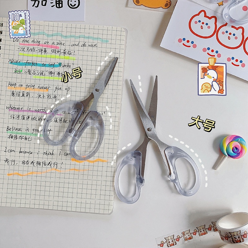 

Gunting Transparan Gunting Kertas Aesthetic Lucu Scissor Cutting Sticker Planner