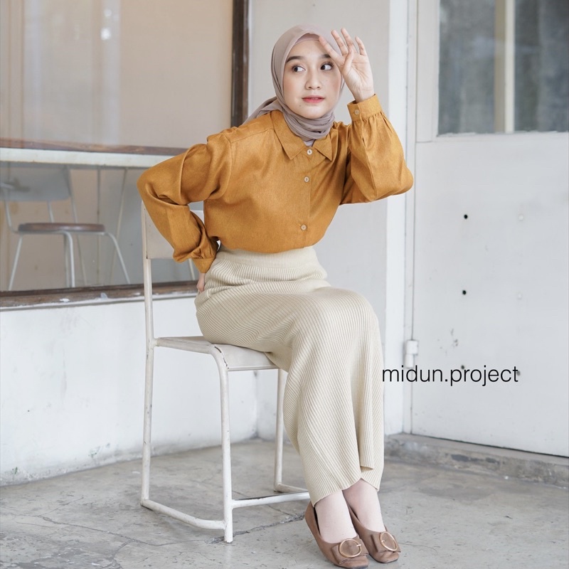 SKINNY SKIRT | ROK SPAN RAJUT PREMIUM | midun.project