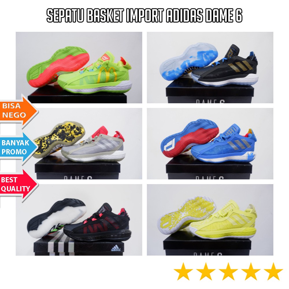 Sepatu Basket Adidas | Sneakers Adidas | Sepatu Basket Adidas Damian Lillard Dame 6