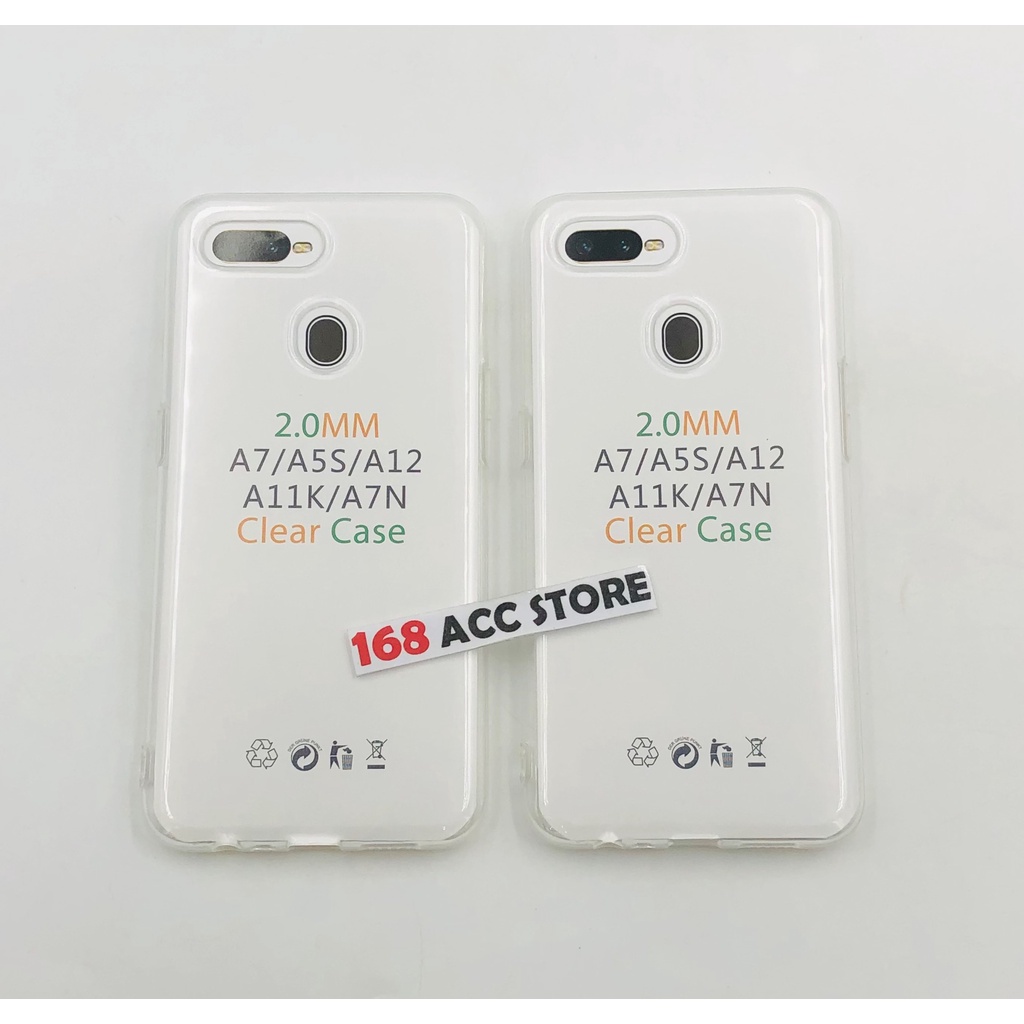 SILIKON OPPO A7 / OPPO A5S / OPPO A12 / OPPO A11K CLEAR CASE