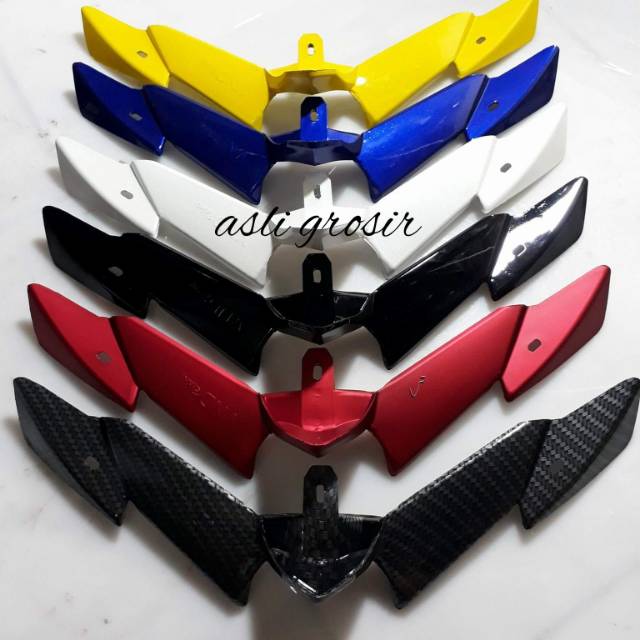 WINGLED WINGLET AEROX 155cc VND BAHAN PLASTIK IMPORT