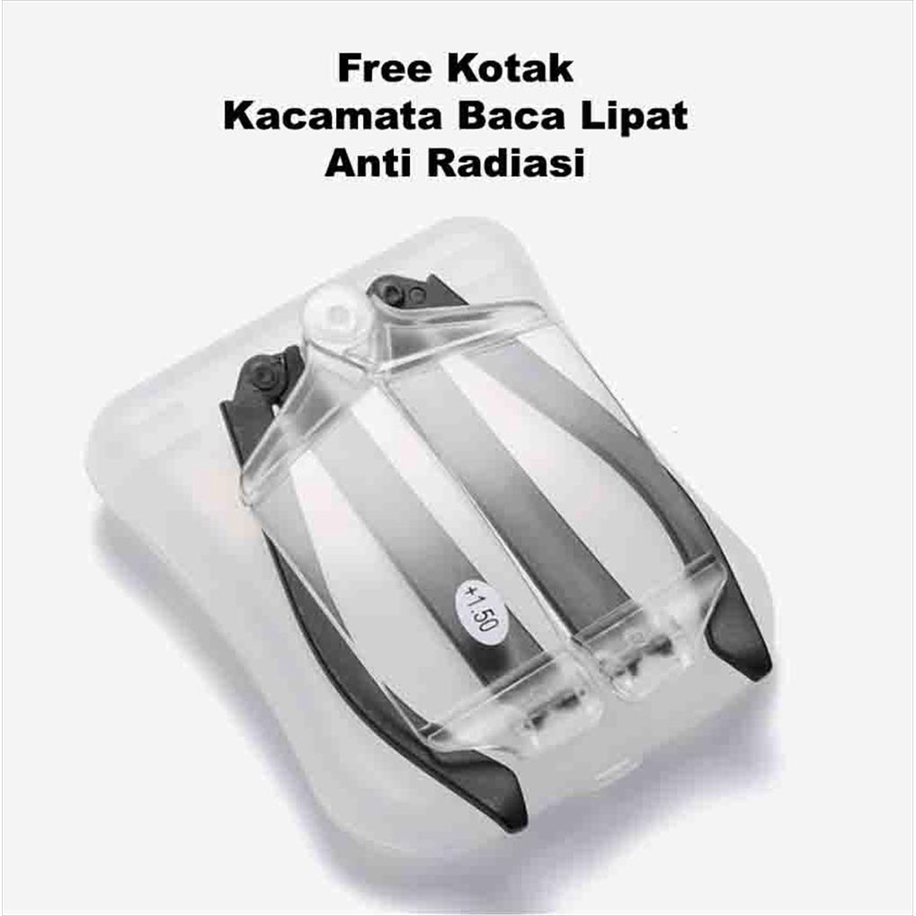 (Free Pocket) Kacamata Baca Plus Anti Radiasi GR811