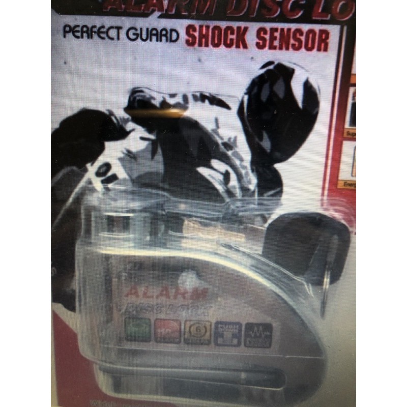 GEMBOK ALARM LT.8303 / CAKRAM ALARM MOTOR WATERPROOF 110DB