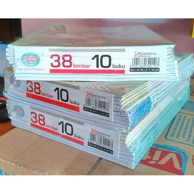 

BARU TEMURAH!!! Buku Tulis SINAR DUNIA / SIDU 10x38 Lembar