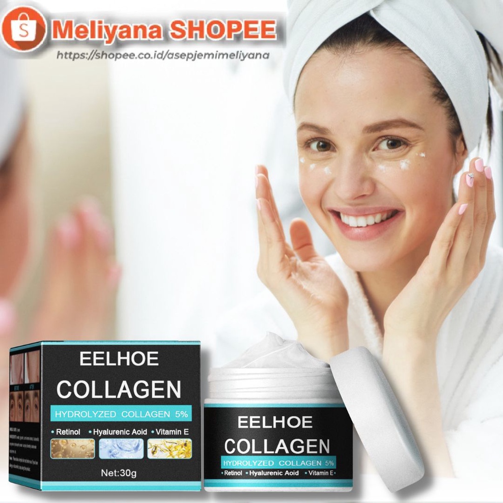 Men Anti-wrinkle Cream EELHOE COLLAGEN Penghilang Kantung Mata Instan