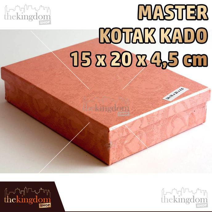 

Master Kotak Kado Ukuran 15X20X4,5Cm / 15 X 20 X 4,5 Cm / Box