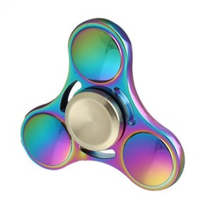 rainbow chrome fidget spinner