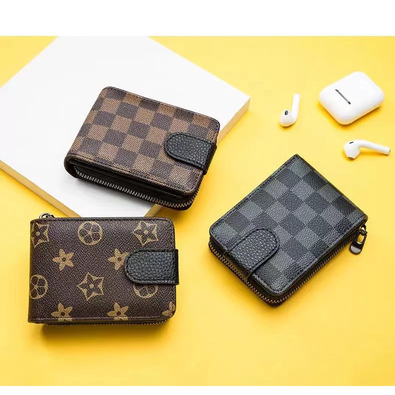 *ALIBABA1688* Dompet Kartu Fashion wanita / dompet lipat  Resleting Wanita Style Korea Import Real Pict