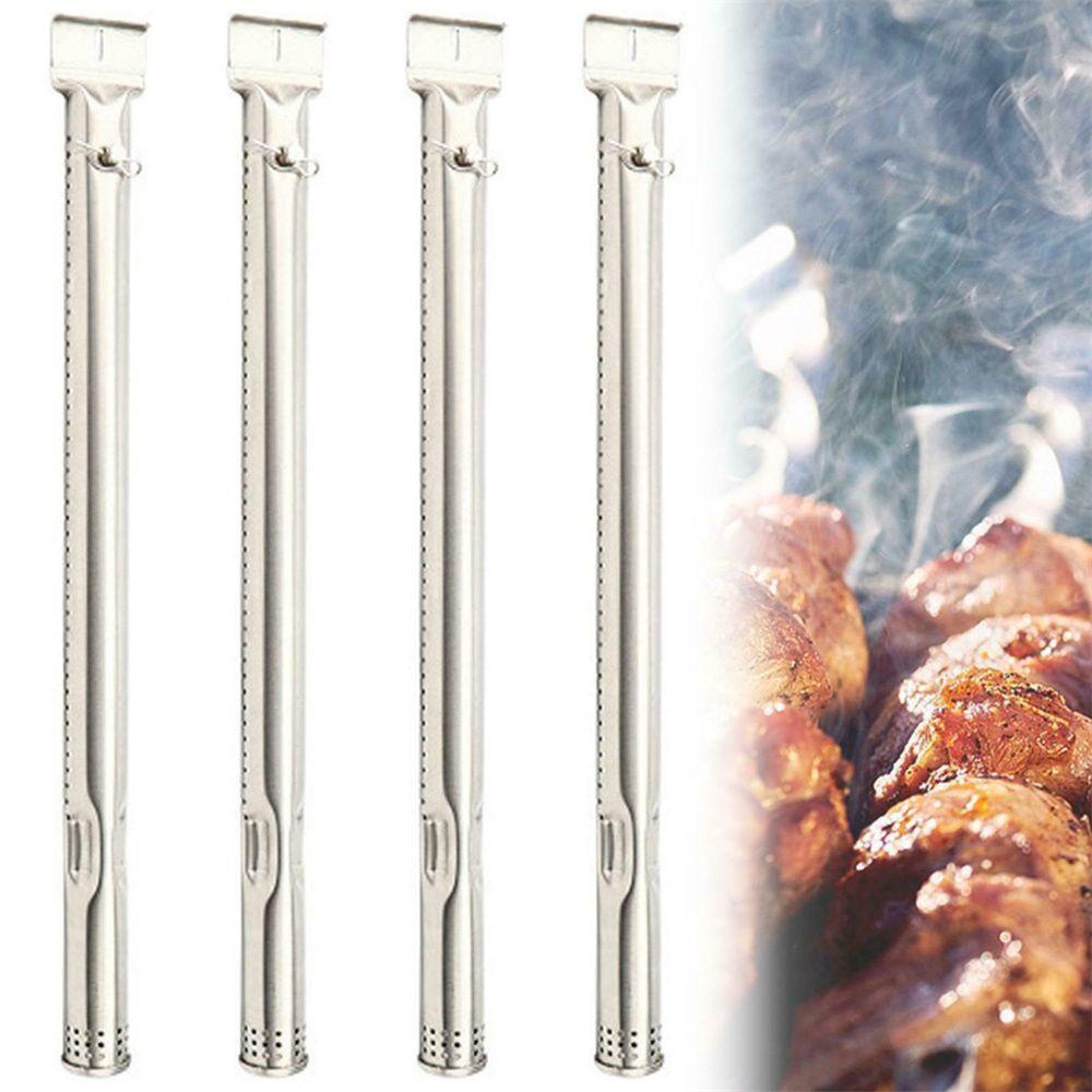 Suyo 4Pcs Pipa Tabung Pembakar Panggangan BBQ Kualitas Tinggi Untuk Piknik