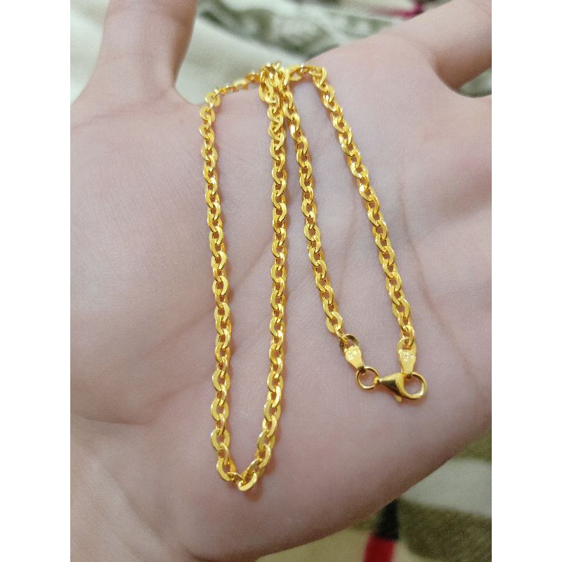 KALUNG ANAK NORI BESAR PERAK 925 LAPIS MAS 24K