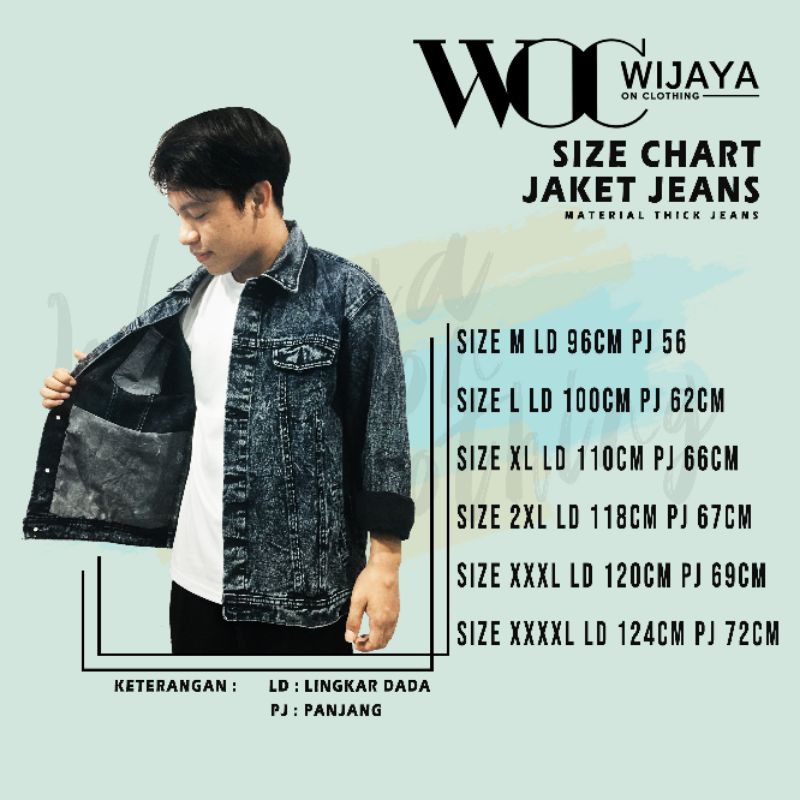 Jaket Jeans Denim Wanita Cewek Oversize Jumbo Hitam Sandwash Big size Bio Blitz Wash Biru Muda Tua