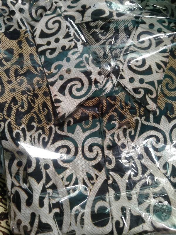 M-l-xl-xxl Batik Tunik Wanita Asj Sa Hrb026 Kenongo Pekalongan Sogan Tulis