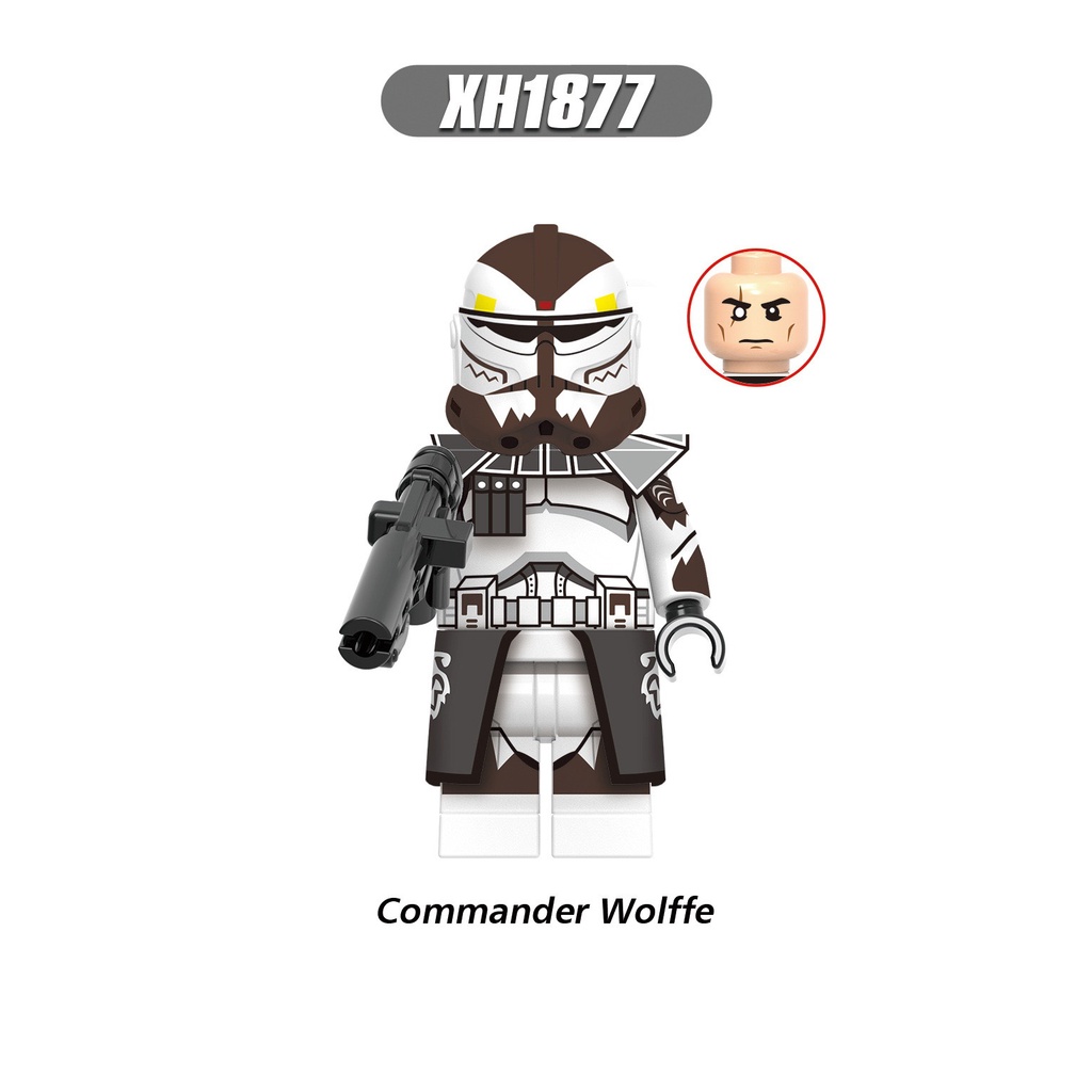 Xh0333 Mainan Action Figure Karakter Star Wars Minifigures ARC Commander Blitz Havoc Hammer 327th ARC Trooper Skala 13