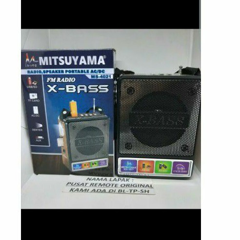 SPEAKER RADIO PORTABLE MITSUYAMA MS-4021 PLUS SENTER