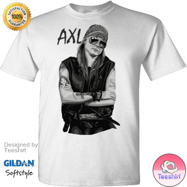 Kaos Axl rose portrait Gildan Soft Style