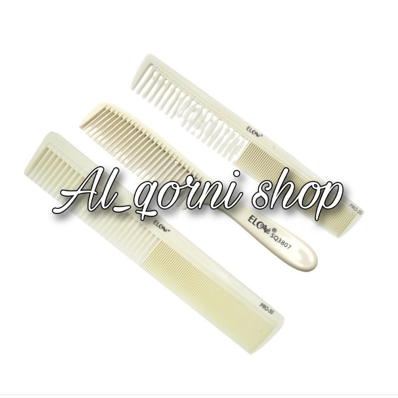Elov Sisir Potong Rambut / Potong Poni / Potong Rambut Barbershop / Sisir Salon / Sisir Gading Perle