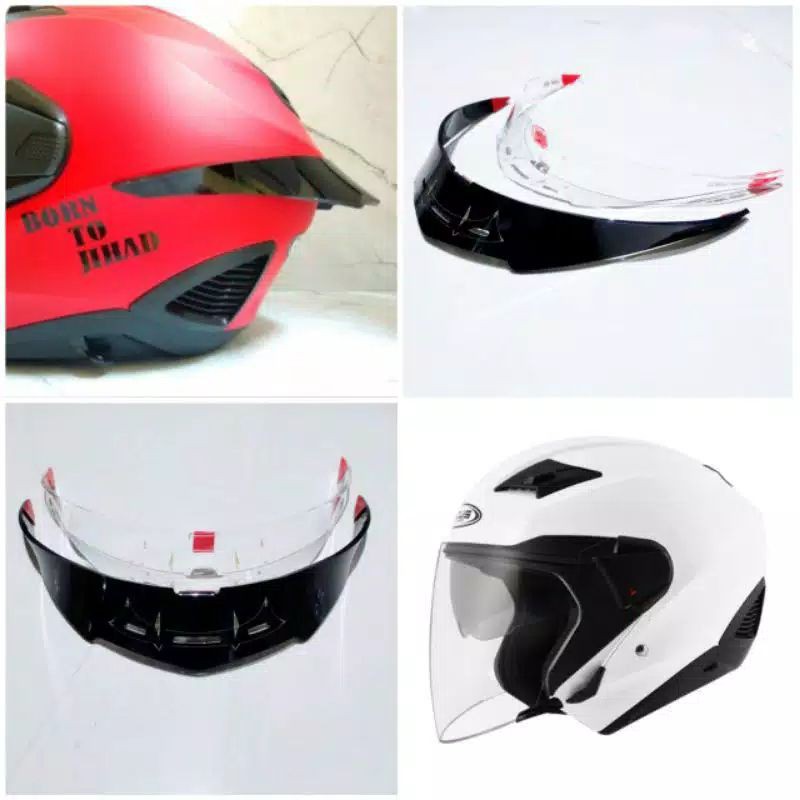 SPOILER HELM ZEUS 611 NEWSPOILER ZEUS 611 ZS-611 Z 611 NEW MODEL QUALITAS PREMIUM SPOILER ZEUS