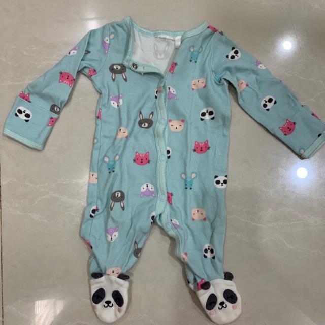 Carters preloved original sleepsuit newborn