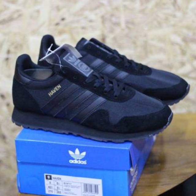 Original BNWB Sepatu Casual Adidas Haven Black Gold