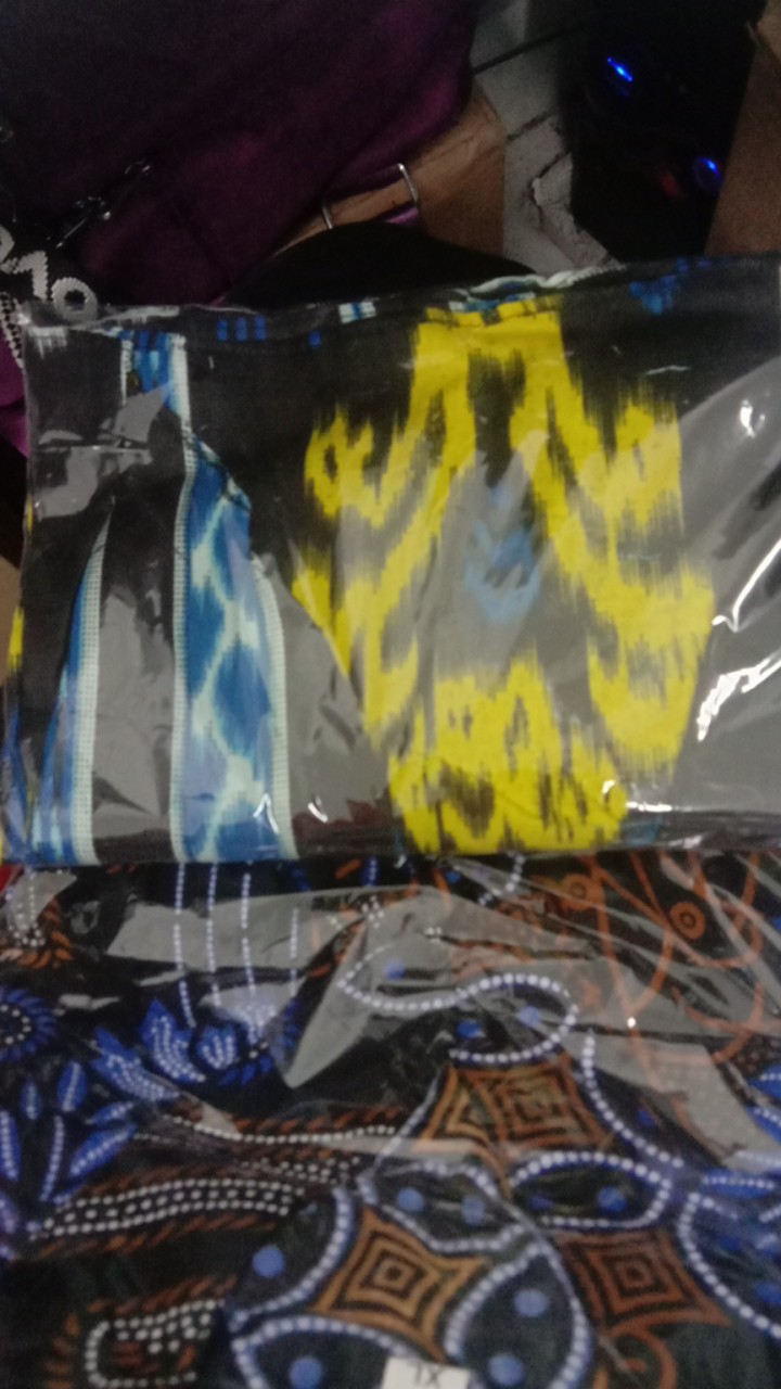 Atasan Batik Dolby Dolbi Dobby Doby Tenun Sutra Tulis Halus Katun Atbm Baron ,sarombit Atasan