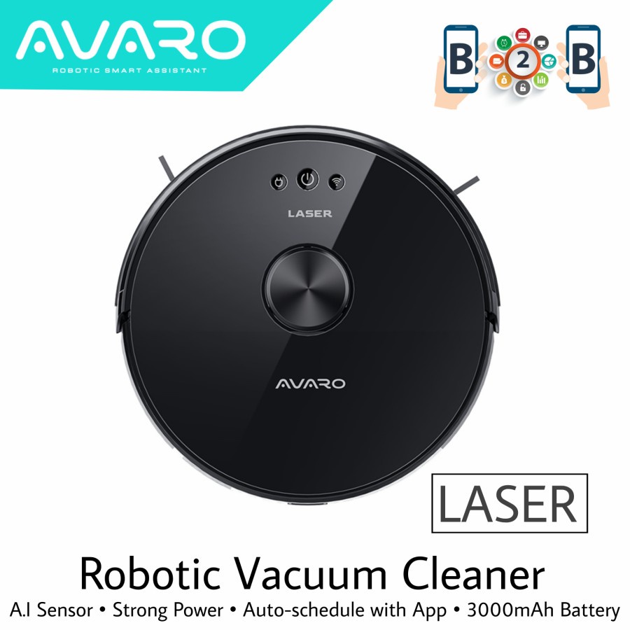 AVARO LS3000 Robot Vacuum Clener - Avaro Laser Robotic Vacuum and Mop