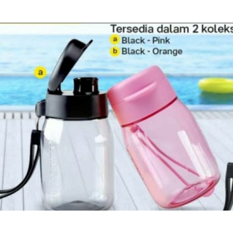 Cute to go hitam saja botol minum tupperware original murah botol minum anak