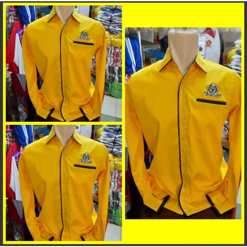 KEMEJA PARTAI GOLKAR LENGAN PANJANG KEMEJA GOLKAR LENGAN PANJANG