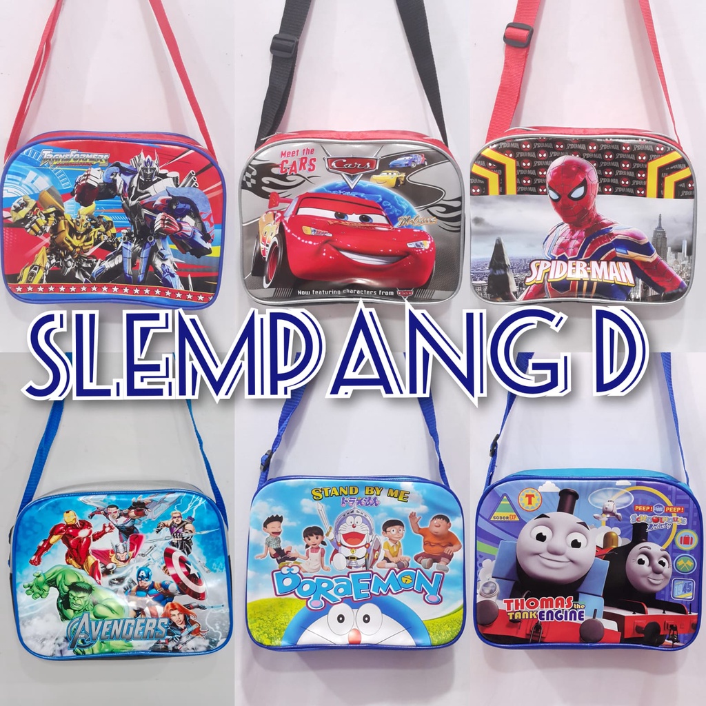 JOYELSY - Slempang D motif karakter cewek cowok